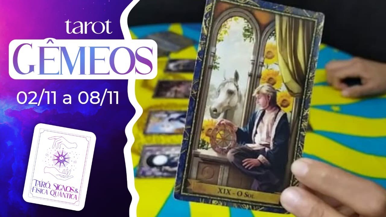 Tarot Gêmeos - 02 a 08 de Novembro 2020 - YouTube