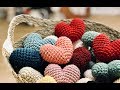 코바늘 하트 만들기) 발렌타인데이 & 화이트데이 하트 만들기 ❤️ How to crochet a heart ♥️