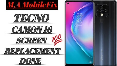 Tecno Camon 16 Pro Screen Replacement l Change Display #tecno #tecnocamon16 #mamobilefix