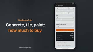 Handyman Calc: Feet and Inches Calculator | app preview