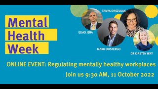 Regulating Mentally Healthy Workplaces