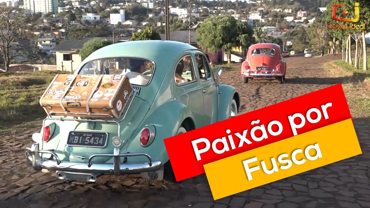Família de Xaxim é apaixonada por Fusca e os carros tem até nome