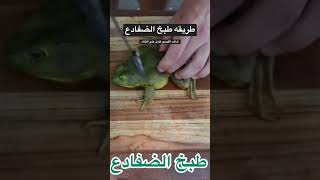 طريقه طبخ الضفادع-Frog Dish