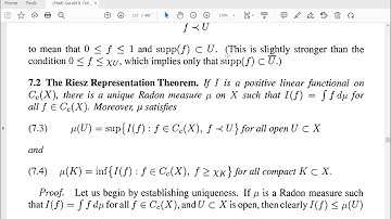 Riesz-Markov-Kakutani Representation theorem