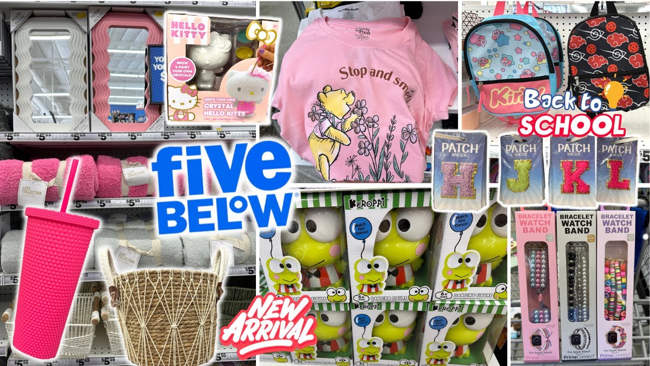 FIVE below NEW arrivals | Five Below home decor + more shop with me