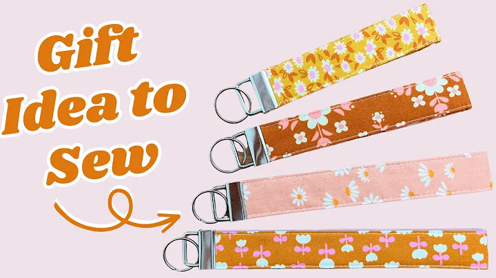 How to Sew a Key Fob Wristlet - Easy Sewing Tutorial