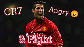 Cristiano Ronaldo angry & Fight 😡 Satisfya • Slowed Reverb