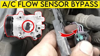 Toyota Camry 2014 || How To Bypass A/C Compressor Flow Sensor