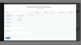 1.38.1 Crear Sustancias Controladas