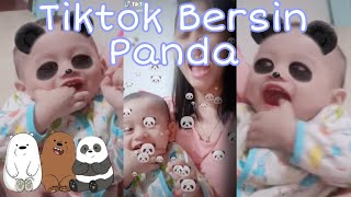 Bayi tiktok bersin panda sampai ngakak