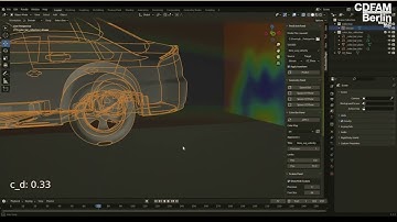 Navasto Real Time Aerodynamics with AI/Machine Learning in Blender at CDFAM Berlin