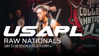 2023 USAPL Raw Nationals | Day 3 - Session 1 - Platform 4