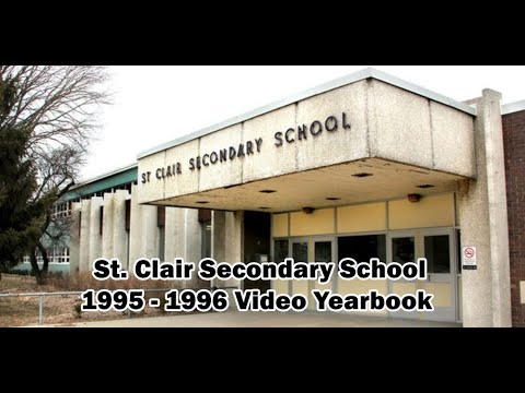 1995-1996 St. Clair Secondary School video yearbook - Sarnia, Ontario