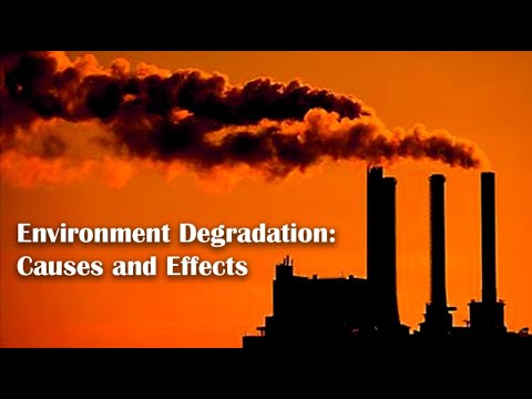 वीडियो: पर्यावरण क्षरण पर मतलब?