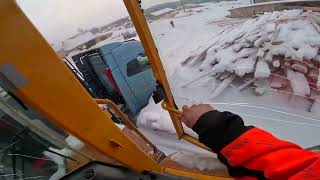 Работаю на Аренде. Погрузчик в деле.#большегруз #дальнобой #moisei
