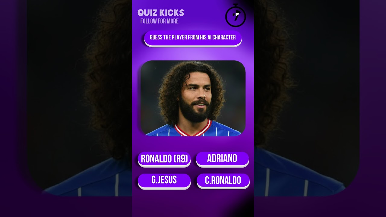 Guess The Player From His AI Character!