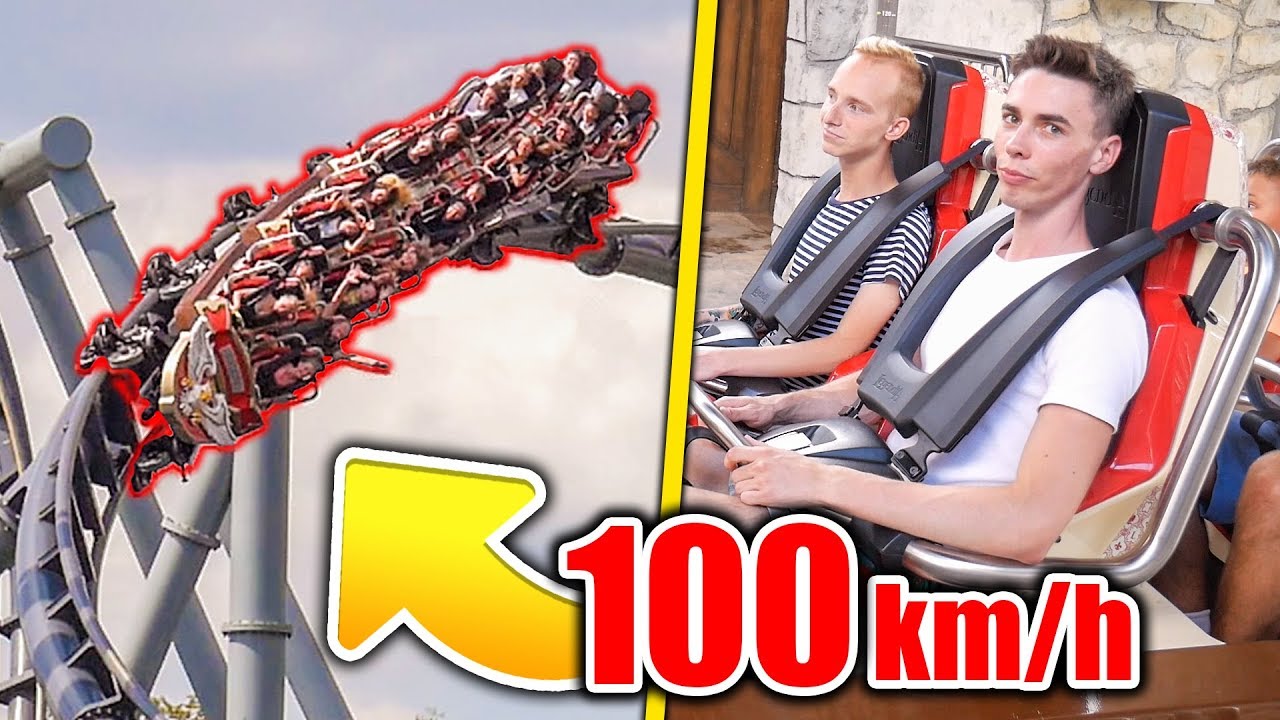 TEST NAJBARDZIEJ EKSTREMALNEJ KOLEJKI W MOIM ŻYCIU! *100km/h*