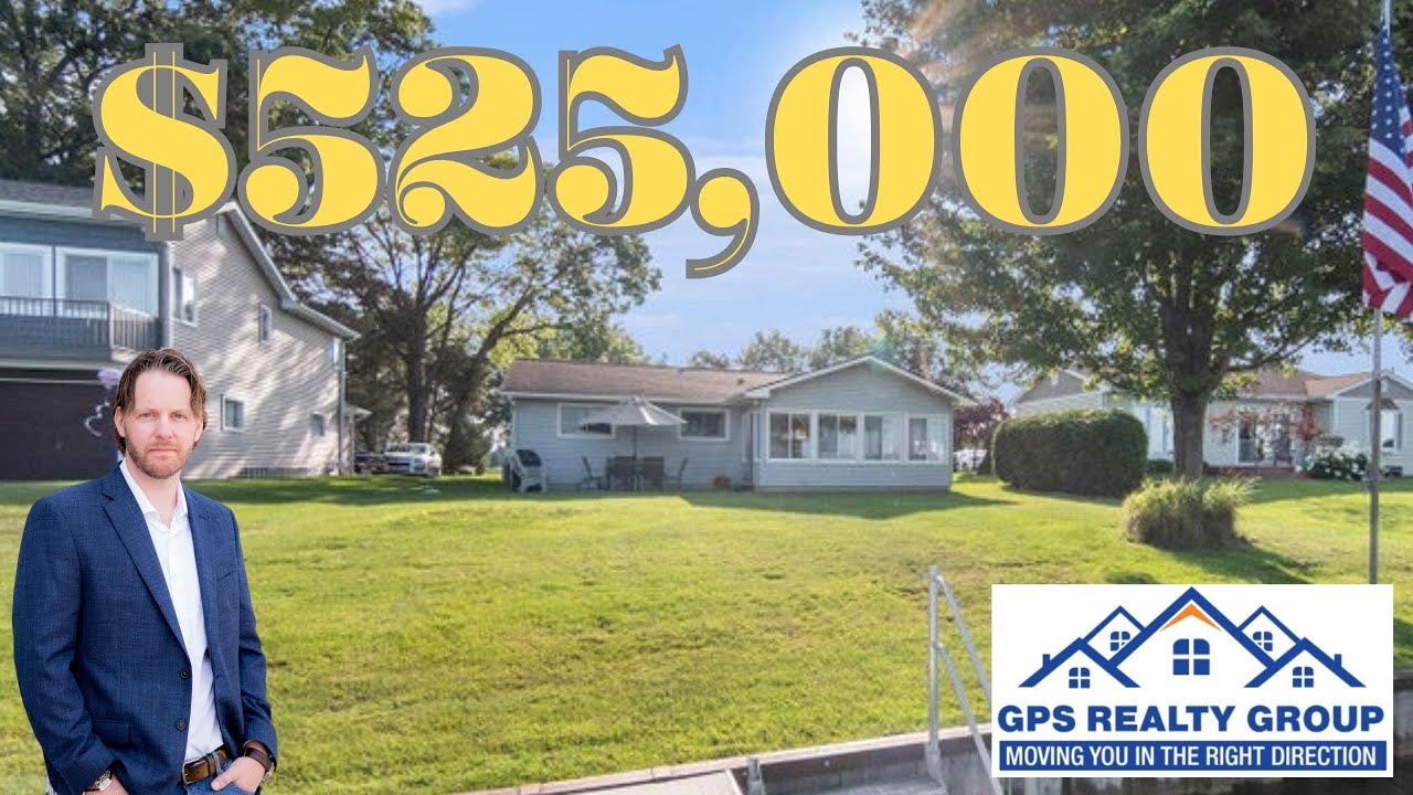 SOLD | 141 Castlewood Dr, Brooklyn MI 49230 on Lake Columbia in the Irish Hills!