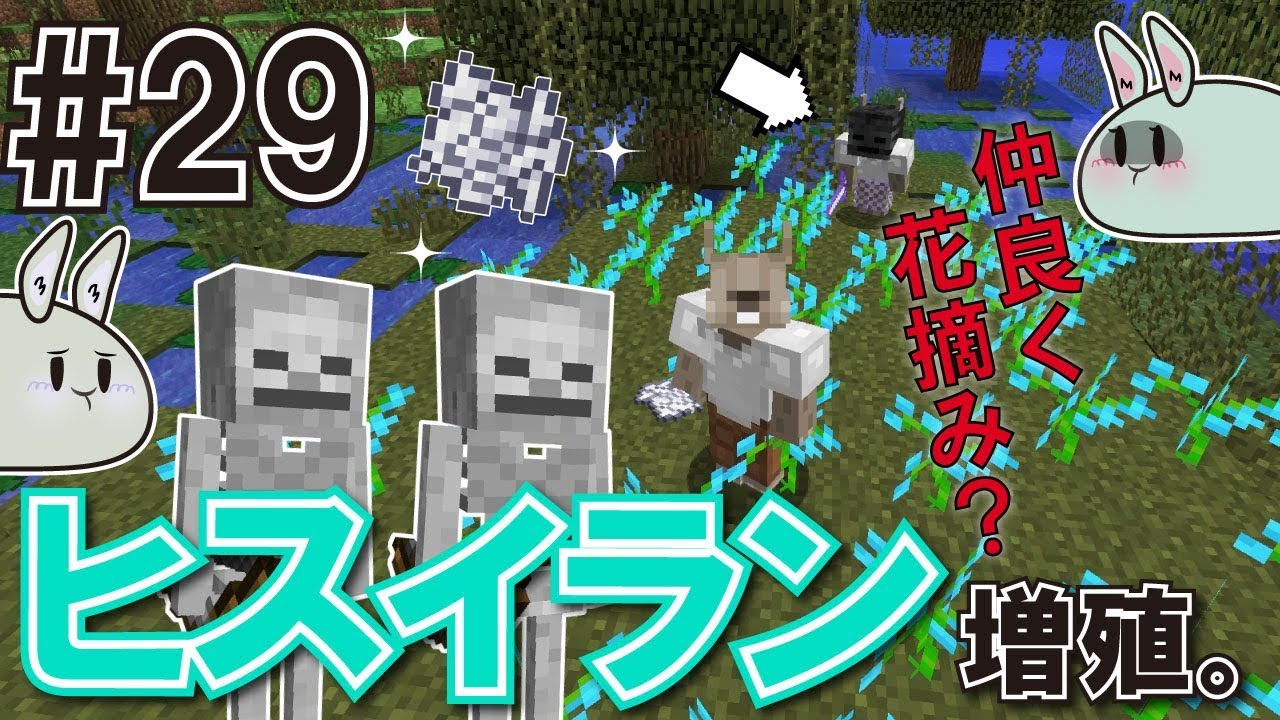 スイッチ版マイクラ 29 ヒスイラン集めてたら Youtube