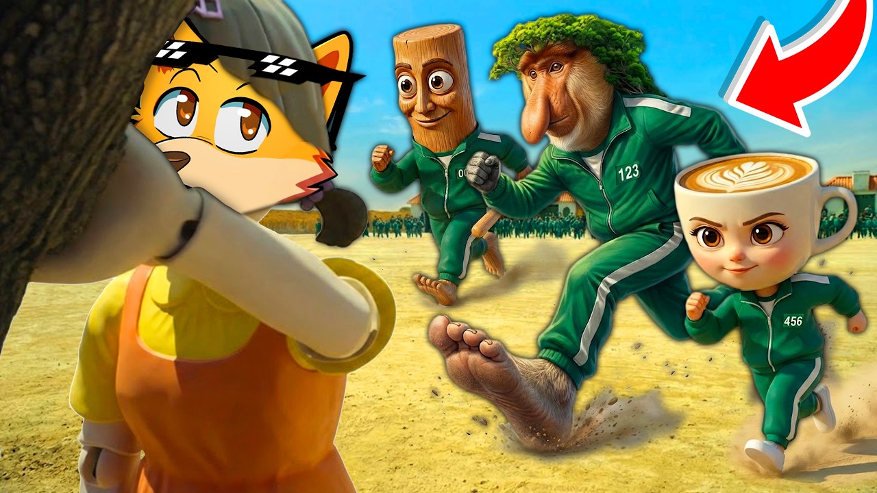 SQUID GAME MA CON I MEME BRAINROT ITALIANI È ILLEGALE!