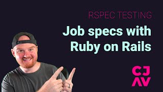 Job specs for rspec with Ruby on Rails