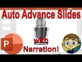 Automatically Advance Slides and Record Narration in PowerPoint