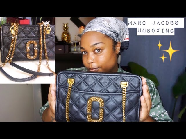 Unboxing Marc Jacobs Quilted Softshot Crossbody Bag 