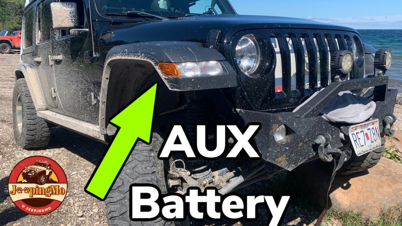 How To Replace both Battery's , Jeep Wrangler Jl - YouTube