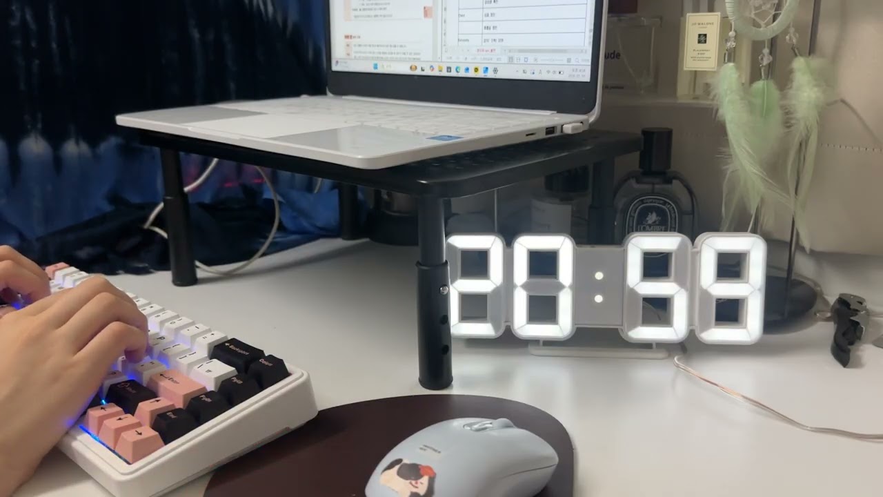 공부할 때 틀어두는 키보드 ASMR | No Talking ASMR Medical Student Study with Me