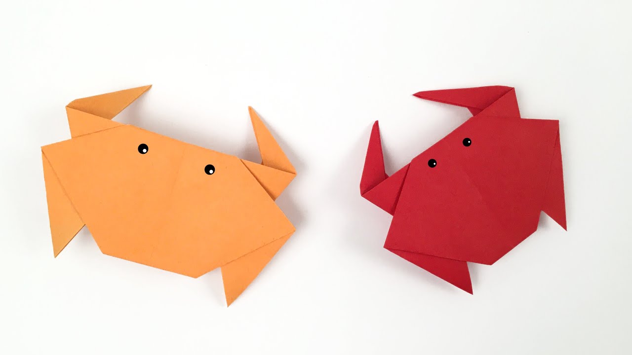 Cute and Easy Origami Crab Craft for Kids