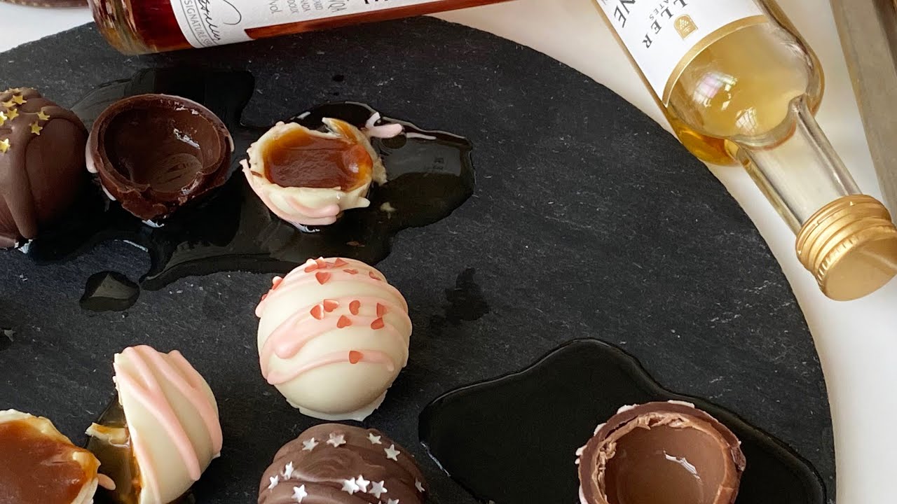 [달큰하게 취하는 위스키 & 와인 봉봉 만들기] Boozy Whisky Salted Caramel Bonbons