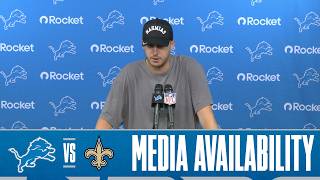 Jared Goff postgame media availability | 2026 NFL Regular Season Week 1: Lions vs Saints