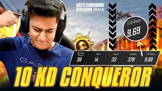 AGGRESSIVE GAMEPLAY IN TOP 50 CONQUEROR LOBBY | RAGHU IS LIVE #bgmi #shortsfeed #shorts #bgmilive