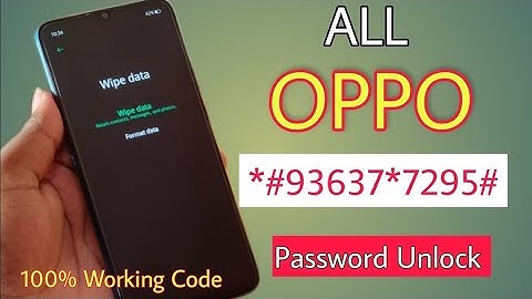 OPPO A12 Hard Reset | Without Computer | Remove Pin Password Free