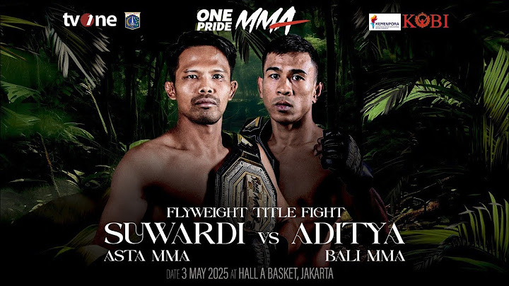TITLE FIGHT | DUEL BERKELAS, SAMPAI MANDI DARAH‼️SUWARDI VS ADITYA GINTING | ONE PRIDE MMA 86