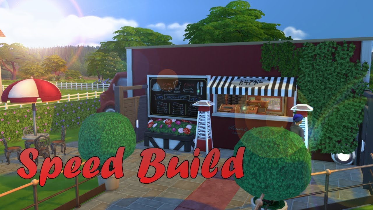 The Sims 4 Speed Build Food Truck YouTube
