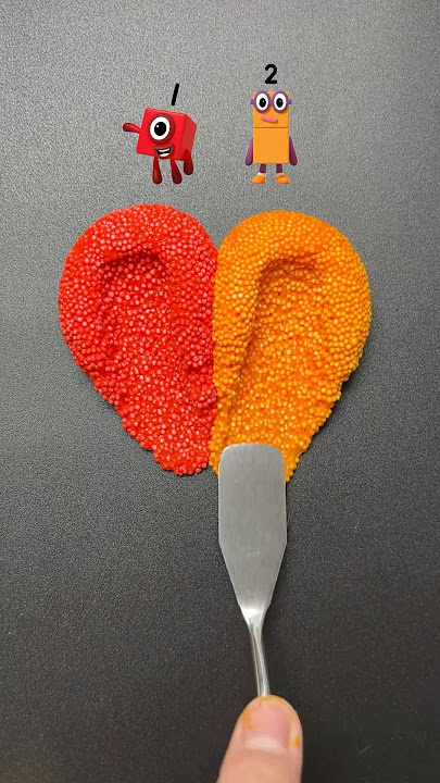 1 plus 2 equals 3, Real or Fake #satisfying #colormixing #sharkzhan