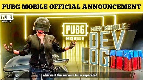 PUBG MOBILE - 11/15  DEV LOG _ SERVER INFO _ PUBG MOBILE OFFICIAL ANNOUNCEMENT