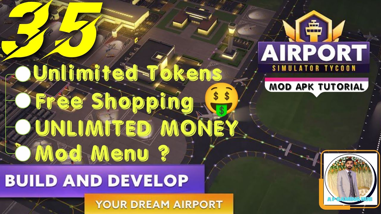 FREE SHOPPING MOD AIRPORT SIMULATOR TYCOON FIRST CLASS YouTube