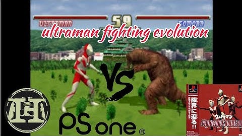 ULTRAMAN FIGHTING EVOLUTION PS1 GAMEPLAY #1