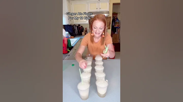 Ginger Ale Floats **Float Challenge**  #shorts