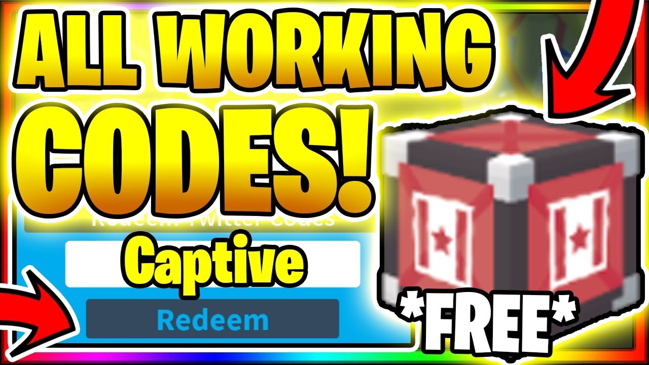All New Secret Op Working Codes Roblox Captive Youtube