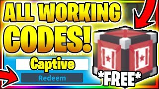 ALL *NEW* SECRET OP WORKING CODES! Roblox 🏃Captive🏃