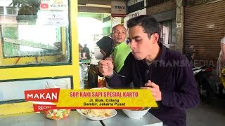 Zidni Adam Menjajal Nikmatnya Sop Kaki Sapi Spesial Karto | MAKAN RECEH (13/11/22)