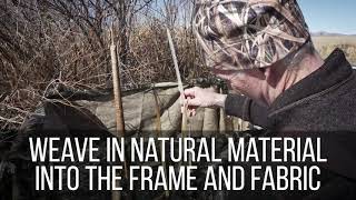 How To Build A Blind Using Vanish™ Camo Burlap And 3D Leafy Omnitex by Allen Company
