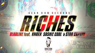 Alkaline feat  Knaxx, Sashie Cool & Star Captyn   Riches Cover Video Prod  by Gegodon Record