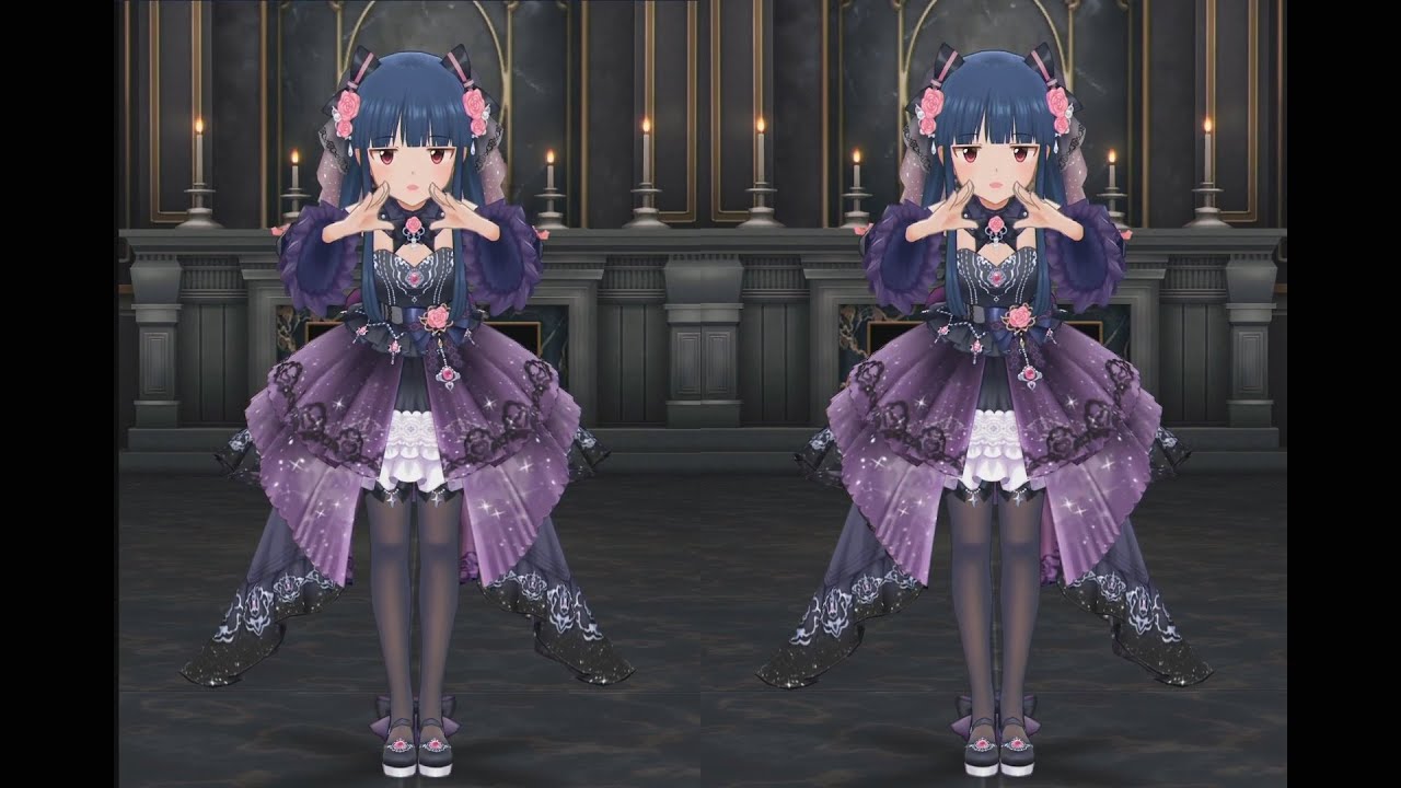 デレステMV][立体視]「小さな恋の密室事件」 佐城雪美 with あなたに