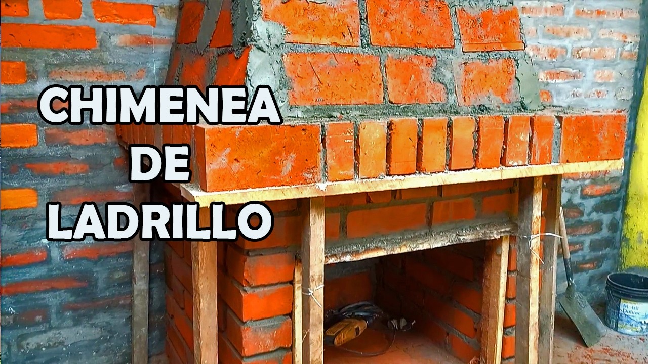 CONSTRUCCION DE CHIMENEA RUSTICA a LEÑA | Chimenea de Ladrillo Paso a Paso