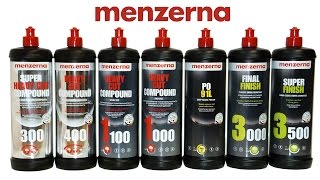 Абразивные пасты Menzerna - мини-обзор от Car-Care.ru