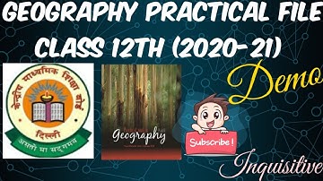 #geography #Practical File #class #cbse  (2020-21)